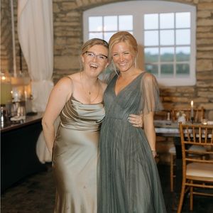 Revelry Thea Tulle Dress Size 2 Eucalyptus